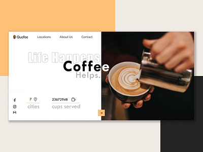 Coffee Shop Landing Page app design cafe caffè café cappuccino coffee coffee bean coffee shop coffeeshop figma inspiration landing page ui ui inspiration uiux ux webdesign website