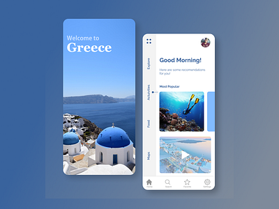 Travel App concept