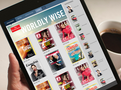 scanie newsstand ipad app app cover ipad magazine news newsstand shopping