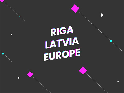 RIGA LATVIA EUROPE design europe illustration latvia riga typography