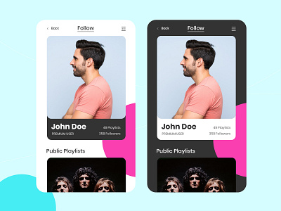 Daily UI 006 - Profile UI Design (Candy Music)