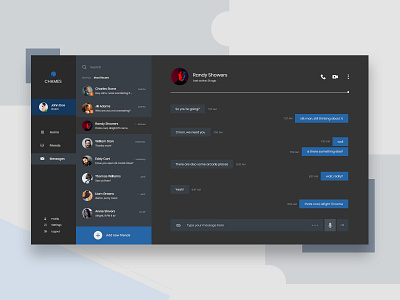 Daily UI 013 - Direct Messaging Design