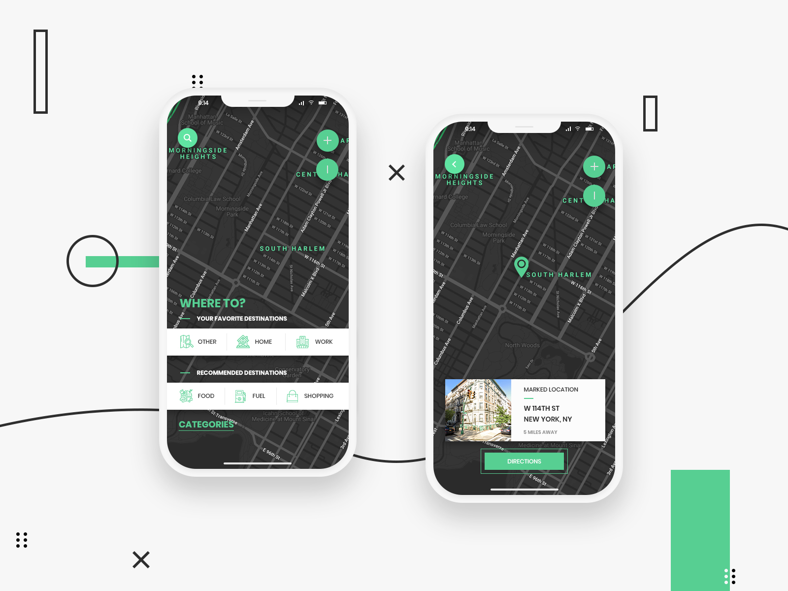 Mobile Maps Design Daily UI 029 By Kristers Linde On Dribbble   Daily29 4x 