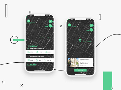 Mobile Maps Design - Daily UI 029