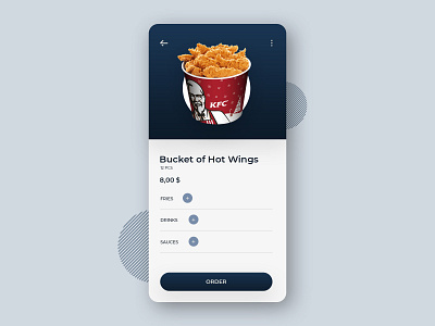 Food Menu Design - Daily UI 043 adobe photoshop daily ui dailyui dailyuichallenge design food food app food menu menu minimalistic mobile modern ui web design