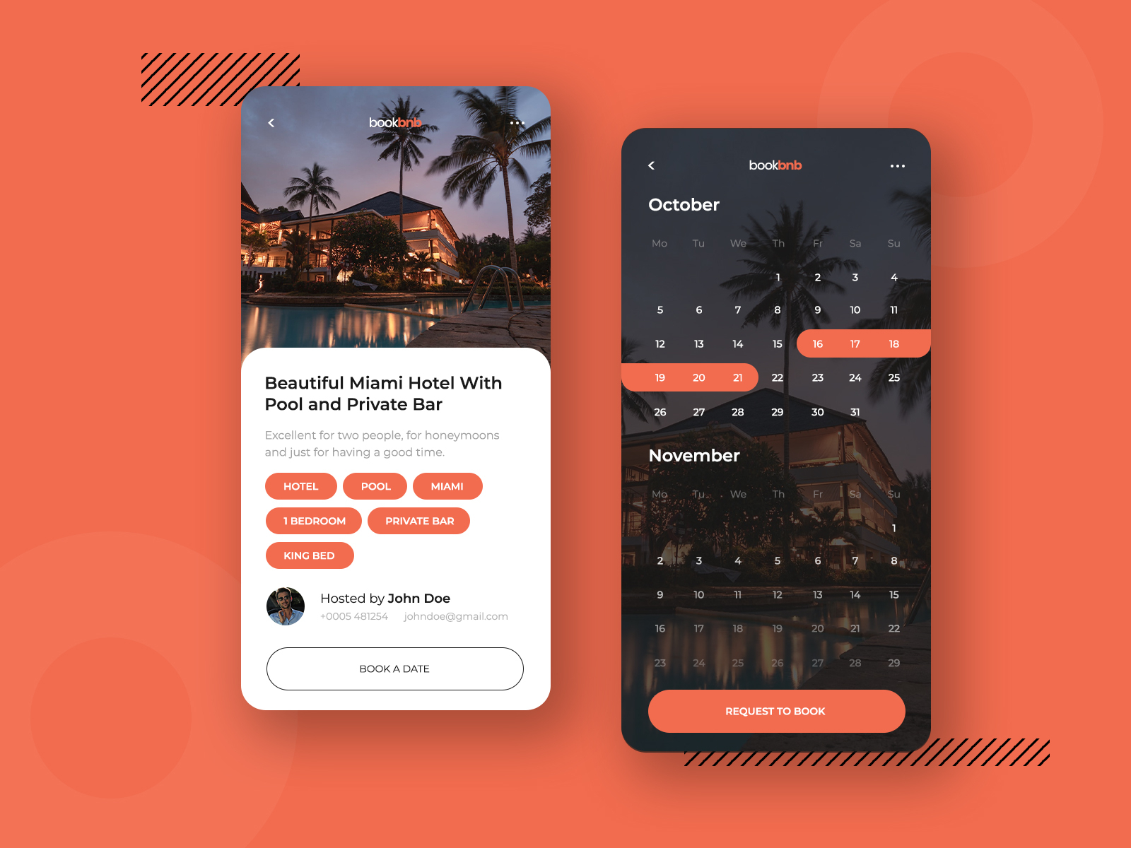 Hotel Booking App Ui Kit On Behance Vrogue Co