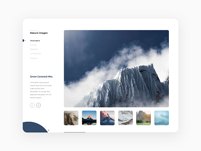 Image Slider UI Design | Daily UI 072 by Kristers Linde on Dribbble