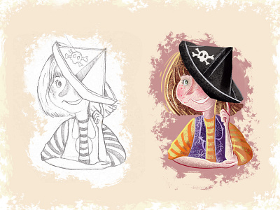 Pirate Girl / Children book illustration