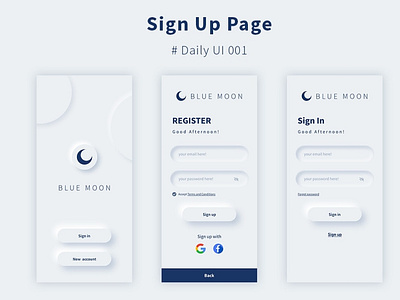 Daily UI 001 | Sign Up Page