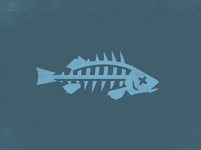 Davy Bones branding dead design fish fishing icon logo outdoors skeleton vector