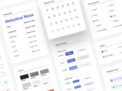 Style Guide design system form guide icon kit style texture typography ui web