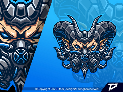 Toxic mecha viking | esport logo esport design mascot logo