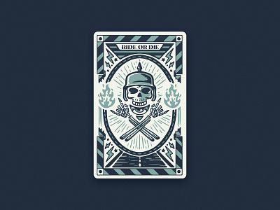 Skull Card
