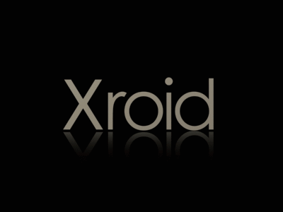 Xroid animation (2012) animation gif logo tvx xroid