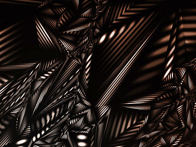 Deep structure (1996) 3d dark illustration pattern structure