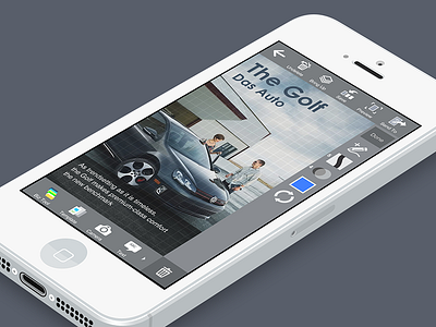 Authoring Tool (prototype) andorid app authoring content design flat gui icon iphone