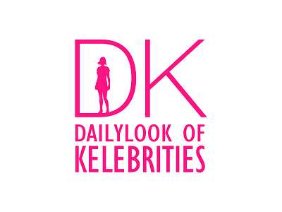 Dailylook of Kelebrities Logo brand dailylook facebook fashion icon logo promotion typography wordmark