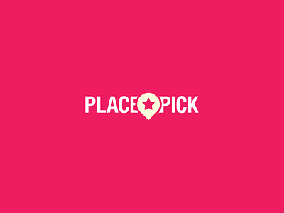 PLACEPICK Logo app branding identity logo pick place service