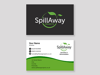 SpillAway Business Card