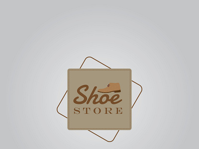 Shoes Store art artist brand identity branding design flat graphic design illustrator logo logodesign minimal vector