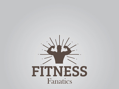 Fitness Fanatics artist brand identity branding designer fitness fitness logo illustrator logodesign logodesigning trending logo