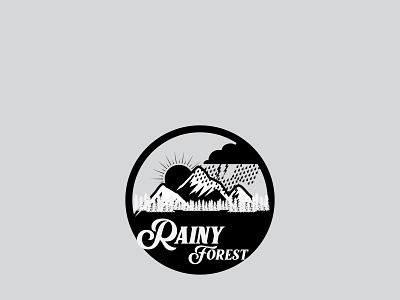 Rainy Forest art artist branding design designer designlogo graphic graphic design graphic designer graphics illustrator logo logo designer