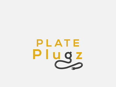 Plate plugz art artist brand identity branding design designer designlogo graphic design graphic designer illustrator logo logo designer logodesign minimal vector