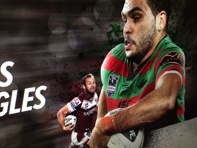 Rabbitohs blur eagles gradient green grunge maroon photography proxima nova rabbitohs red splatter sport