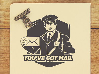 Postman dobrograph got graphic logo logotype mail post postman sign