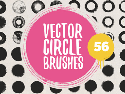 Vector circle brushes