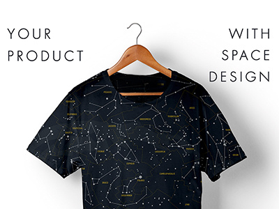 Space design design dobrograph fashion product shirt space