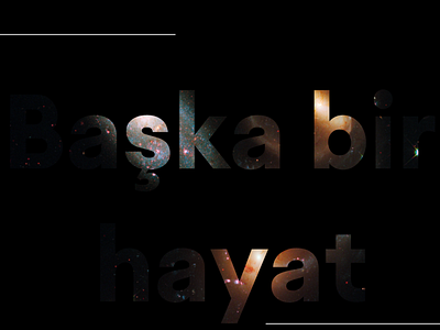 Başka Bir Hayat - The Another Life adobe aliahmettrnc brand design dribbble esa graphic design minimal nasa science türkçe