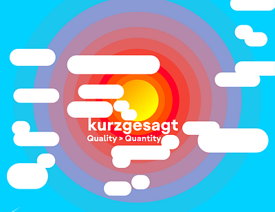 Sun And Moon - get inspired on kurzgesagt animation brand branding design dribbble illustration kurzgesagt logo minimal motion graphics science tech youtube