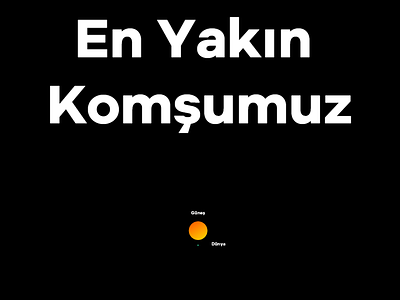 En Yakın Komşumuz design esa graphic design illustration infographic minimal nasa poster posters star stars sun