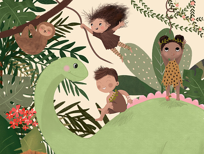 welcome to the jungle kid lit illustration