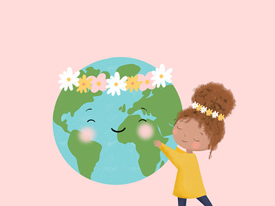 earth day kid lit illustration