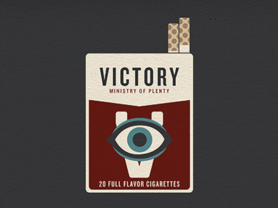 Victory Cigarettes Dribble 1984 illustration literature