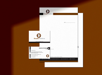 Stationary Design branding business card design graphic design letterhead logo modern printing material professional visiting card