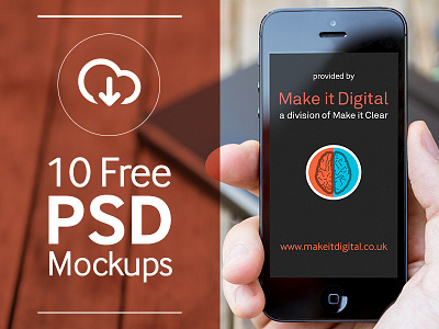 iPhone 5 Free PSD Mockups