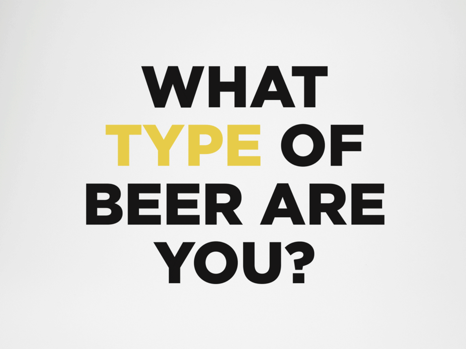 Type Beer | Packaging design graphic graphicdesign label minimal packaging packaging design type visual