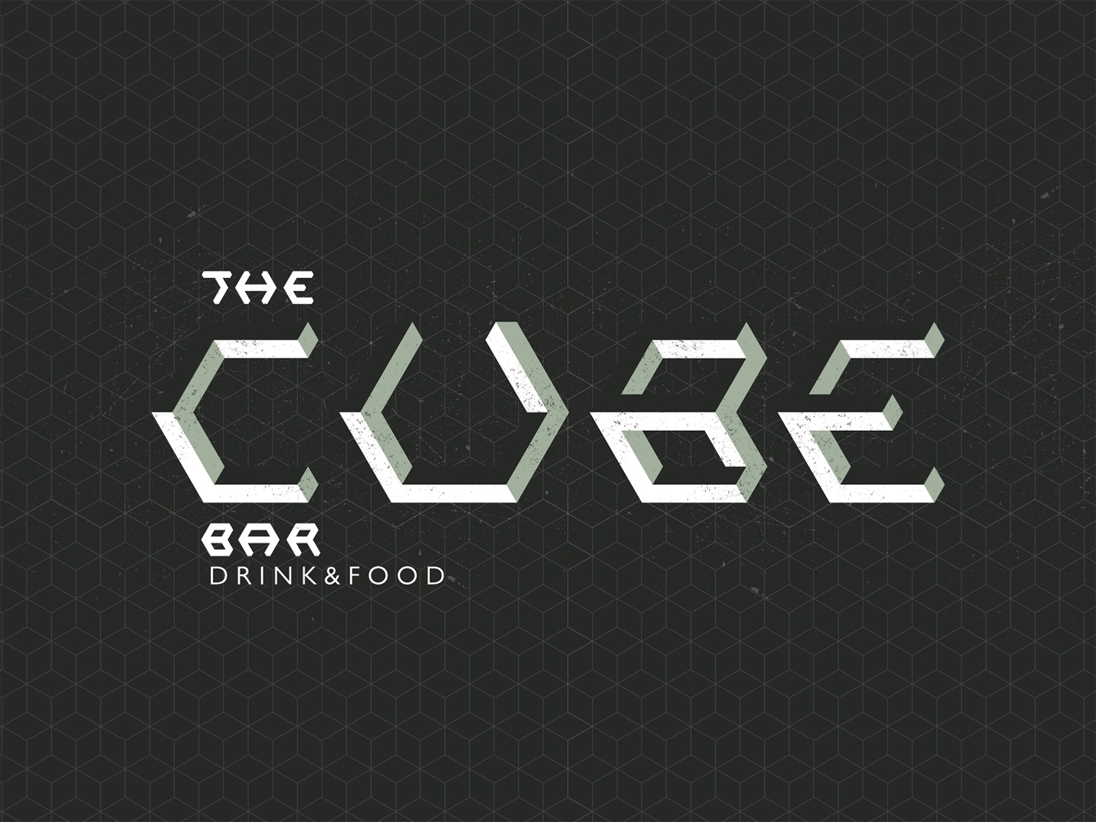 The Cube Bar | Visual Identity 3d animation branding branding design design gif animation graphic graphicdesign illusion logo logodesign minimal type typeface visual identity