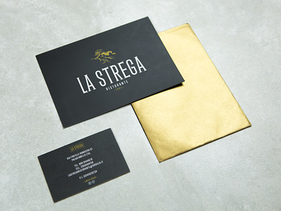 La Strega | Branding brand design brand identity branding design gold graphic graphicdesign logo logodesign restaurant branding typeface typo typography visual