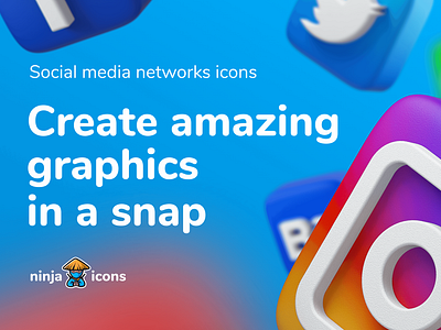 Free 3d Icons Pack With Social Media Networks By Vitaly Sacred For Fireheadz On Dribbble