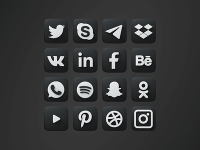 Free 3d Icons Pack With Social Media Networks By Vitaly Sacred For 