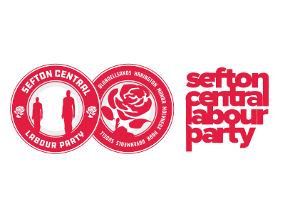Sefton Central CLP circle labour left logo political red uk