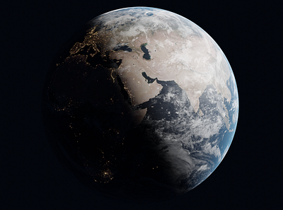 Earth render 3d 3d art blender3d eevee illustration render
