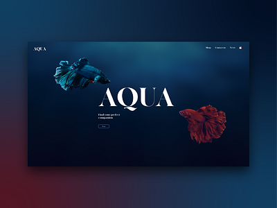 Fish shopping Web Design