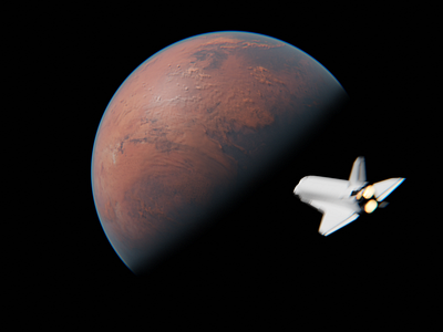 Mars 3D render - space exploration 3d aberation blender blendercycles exploration mars nasa render slint space spacex starship