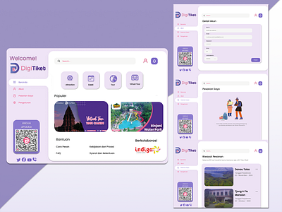 DigiTiket Website UI Redesign redesign ui ux webdesign webuiuxdesign