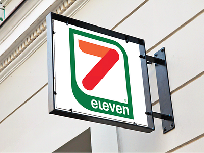 7-Eleven (Speculative Rebranding) brand brand design brand identity branding design logo logodesign rebranding retro speculative design